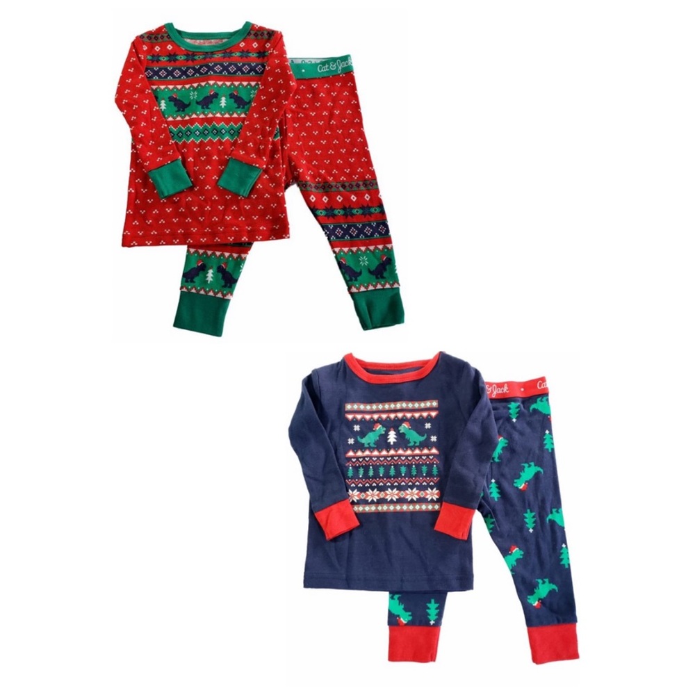 Dinosaur Christmas Pajamas